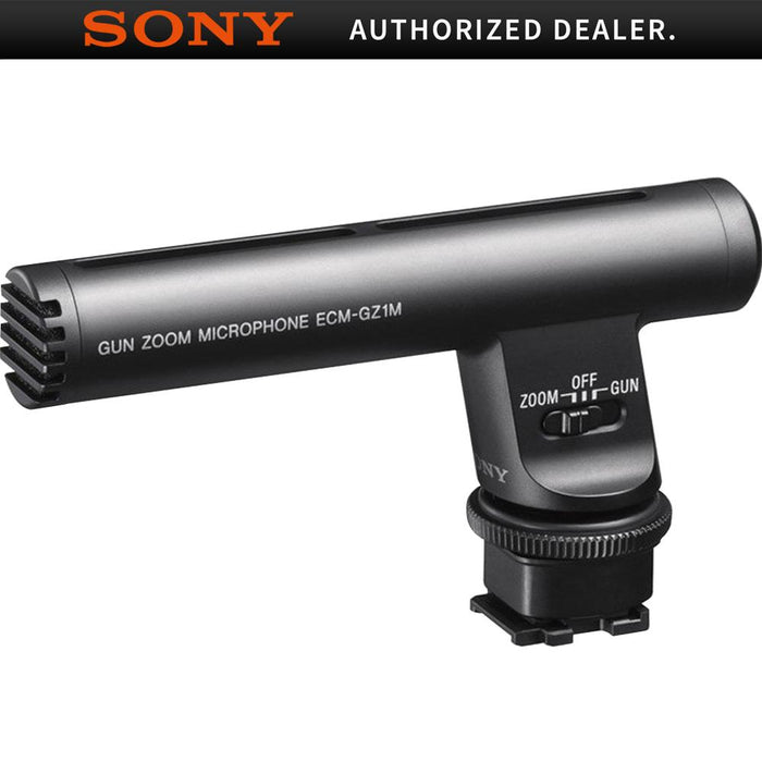 Sony ECM-GZ1M Gun Zoom Microphone, Black (Open Box)