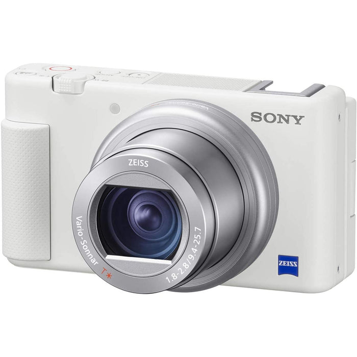 Sony ZV-1 Compact Digital Vlogging 4K Camera for Content Creators DCZV1/W (Open Box)