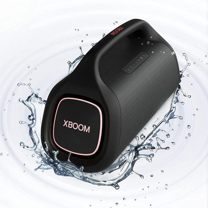 LG XBOOM Go XG9QBK Portable Bluetooth Speaker, Black (2-Pack) w/ 2 Year Warranty