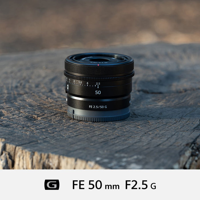 Sony FE 50mm F2.5 G Ultra Compact Prime G Lens for E-Mount + 7 