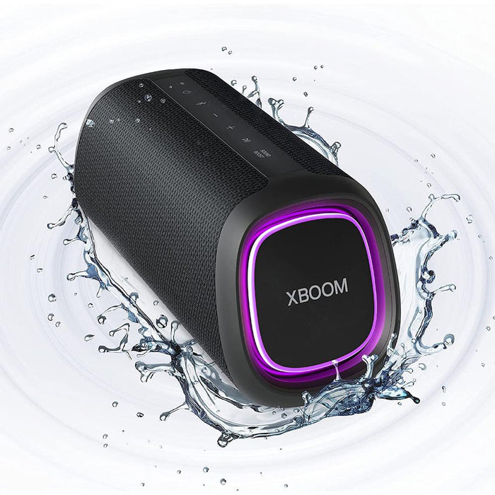 LG XBOOM Go XG5QBK Portable Bluetooth Speaker, Black w/ Deco Gear Accessory Bundle