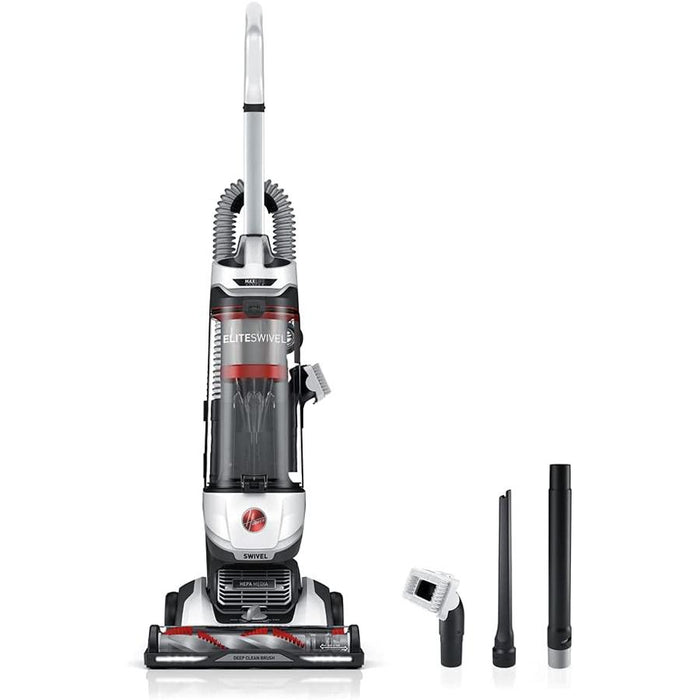 Hoover MAXLife Elite Swivel Vacuum Cleaner with HEPA Filtration, White (UH75150)