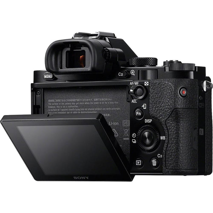 Sony a7K Full-Frame Mirrorless Camera with FE 28-70mm Lens 35mm Prime Lens Bundle