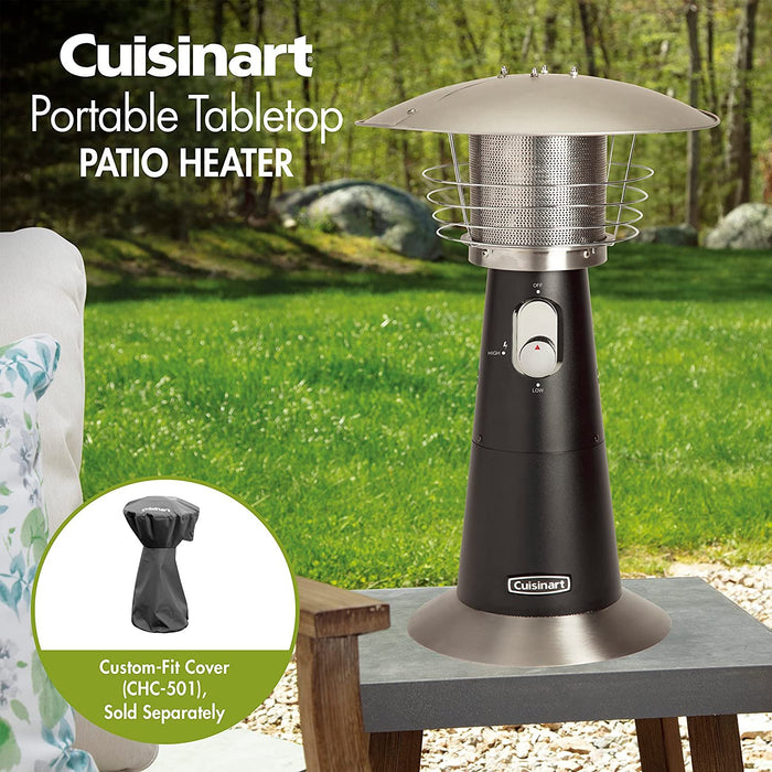 Cuisinart COH-500 Tabletop Outdoor/Patio Propane Heater, Black