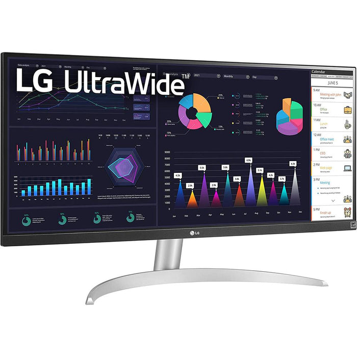 LG UltraWide FHD 29" Computer Monitor with HDR10 & AMD 2 Pack + 1 Year Warranty