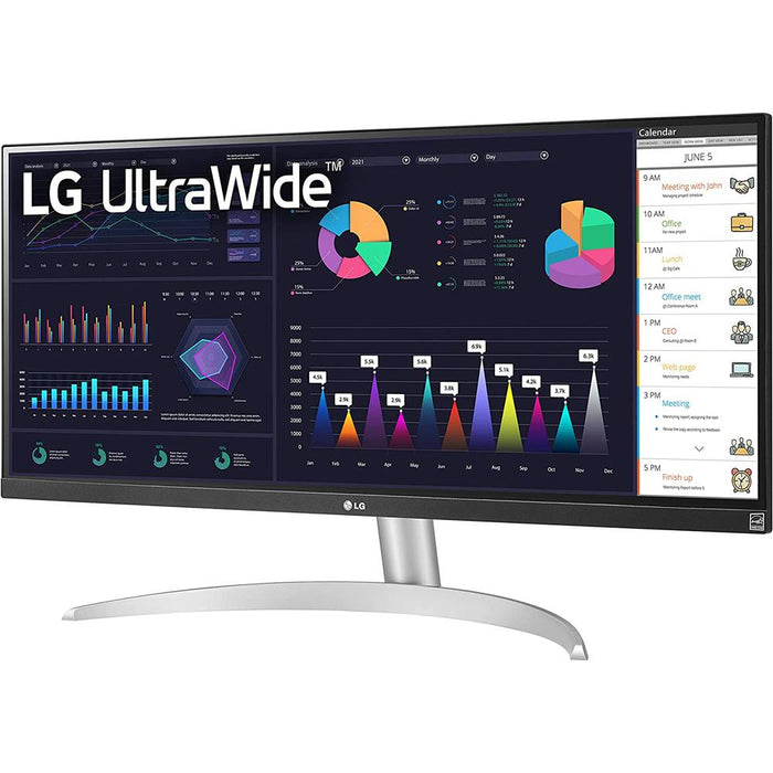LG UltraWide FHD 29" Computer Monitor w/ HDR10 & AMD FreeSync+ Mouse Pad Bundle