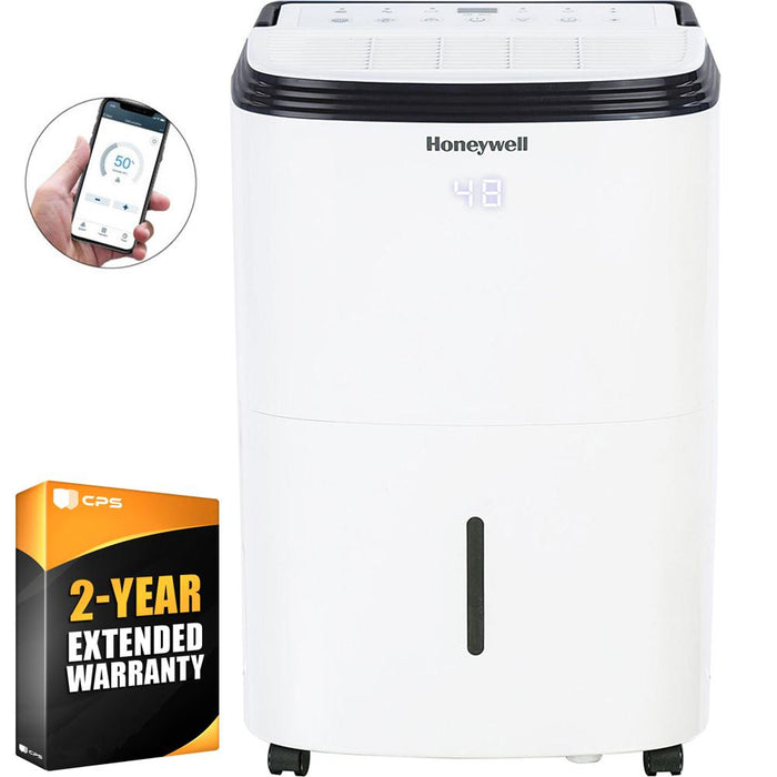 Honeywell Smart 70-Pint Energy Star Dehumidifier + 2 Year CPS Protection Pack