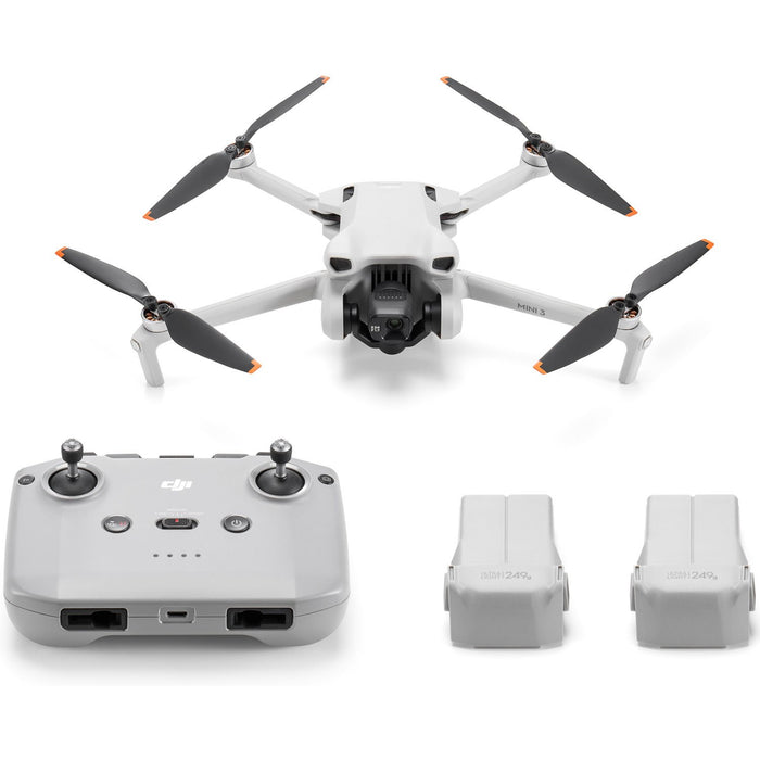 DJI Mini 3 with RC-N1 Remote Fly More Combo 4K HDR Portable Drone  - Open Box