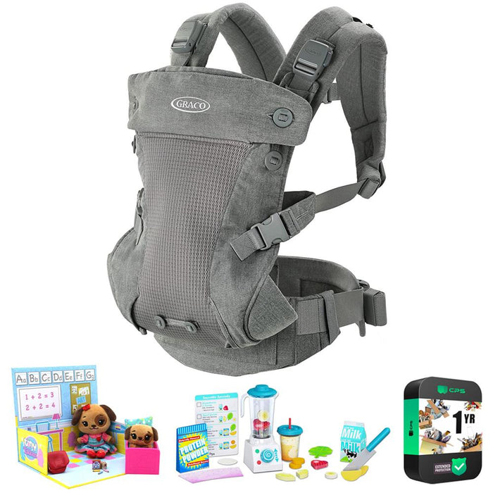 Graco Cradle Me 4-in-1 Baby Carrier, Mineral Gray - Open Box