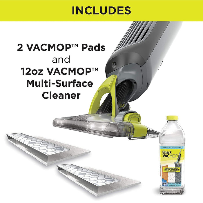 Shark VM252 VACMOP Pro Cordless Hard Floor Vacuum Mop, Charcoal Gray - Refurbished