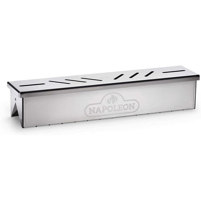 Napoleon Stainless Steel Smoker Box Gas Grills with Duck Fat Spray Cooking Oil