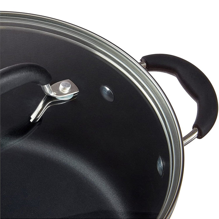 Cuisinart - 11-Piece Cookware Set - Black/Silver