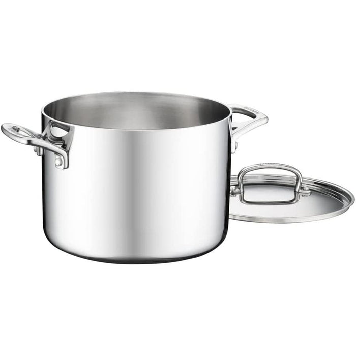 Cuisinart French Classic Tri-Ply Stainless Cookware 6 Quart Stockpot with Cover (FCT66-22)