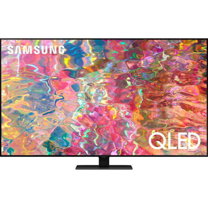 Samsung QN85Q80BA 85 Inch QLED 4K Smart TV w/ Soundbar + Warranty Bundle