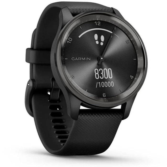 Garmin Vivomove Trend Hybrid Smartwatch, Slate Stainless Steel (010-02665-00)