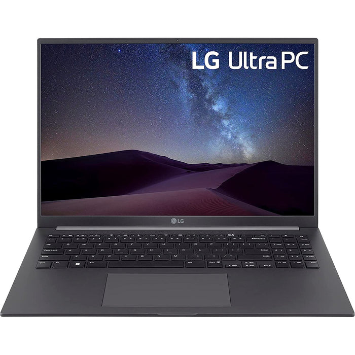 LG UltraPC 16U70Q 16" Laptop, Ryzen 7, 16GB/1TB SSD, Charcoal Grey, 16U70Q-K.AAS8U1