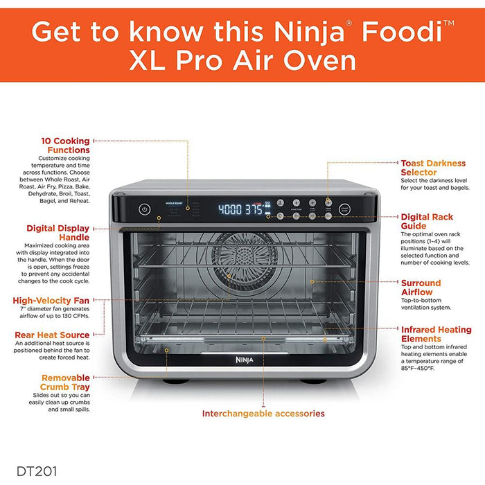 Ninja DT201 Foodi 10-in-1 XL Pro Air Fry (Refurbished)