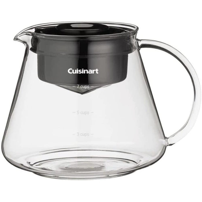 Cuisinart Automatic Cold Brew Coffeemaker w/ 7-Cup Glass Carafe, Black/Stainless