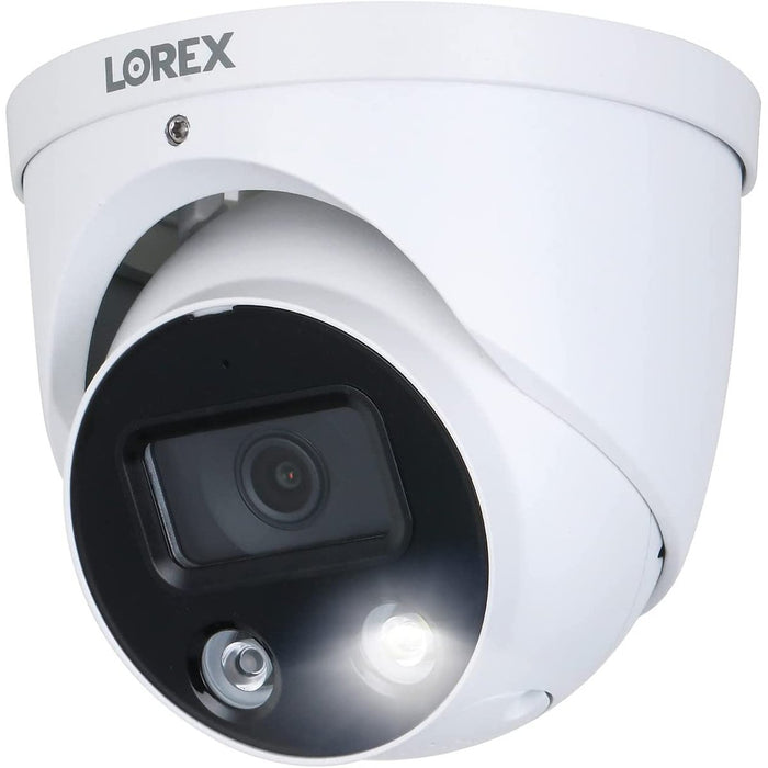 Lorex 4K Ultra HD Smart Deterrence IP Camera, Smart Motion Detection Plus (E893DD-E)