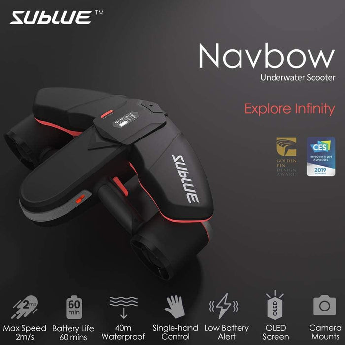 Sublue Navbow Professional Smart Electric Underwater Scooter - Red