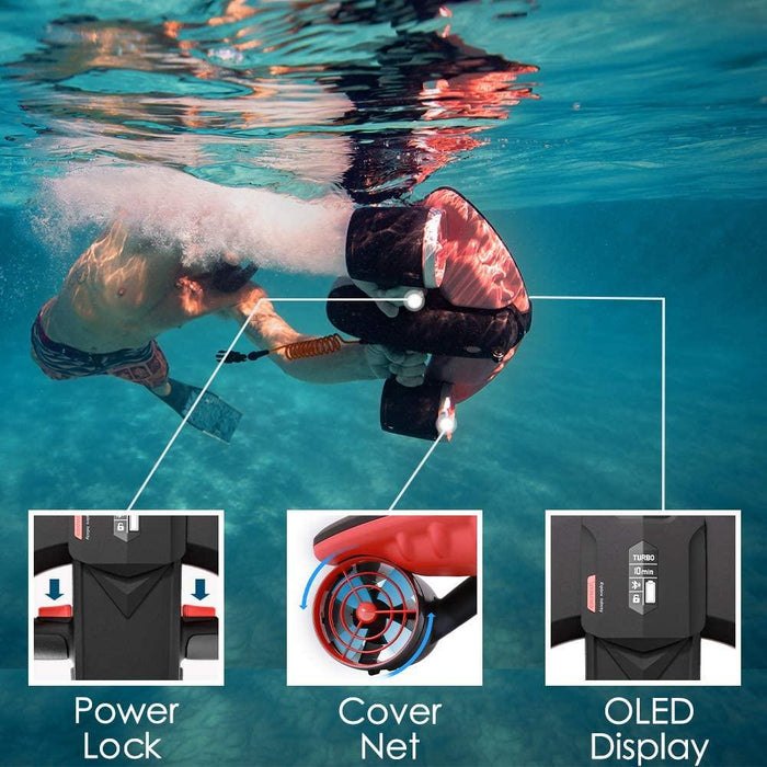 Sublue Navbow Professional Smart Electric Underwater Scooter - Red