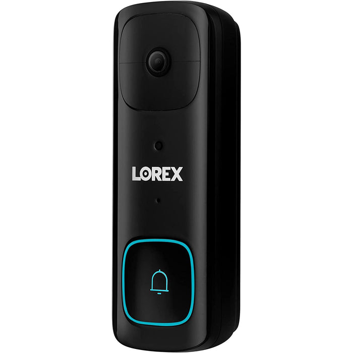 Lorex 2K Battery Video Doorbell, Black (B463AJDB-E)