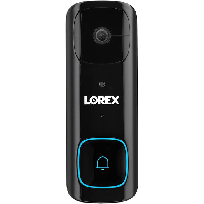 Lorex 2K Battery Video Doorbell, Black (B463AJDB-E)