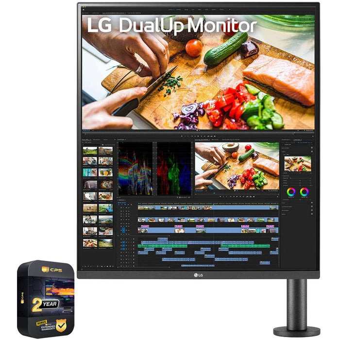 LG DualUp 16:18 SDQHD IPS HDR Monitor with 2 Year Extended Warranty
