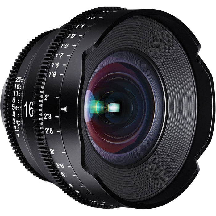 Rokinon Xeen 16mm T2.6 Ultra Wide Angle XEEN Pro Cinema Lens, Canon EF