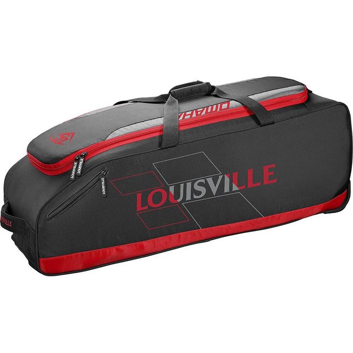 Louisville Slugger Omaha Rig Wheeled Baseball Bag, Scarlet - WTL9505SC