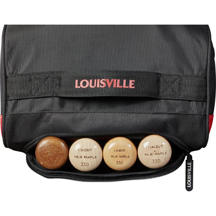 Louisville Slugger Omaha Rig Wheeled Baseball Bag, Scarlet - WTL9505SC