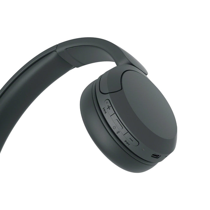 Sony WH-CH520 Compact Wireless Bluetooth On-Ear Headphones (Black) bundle 