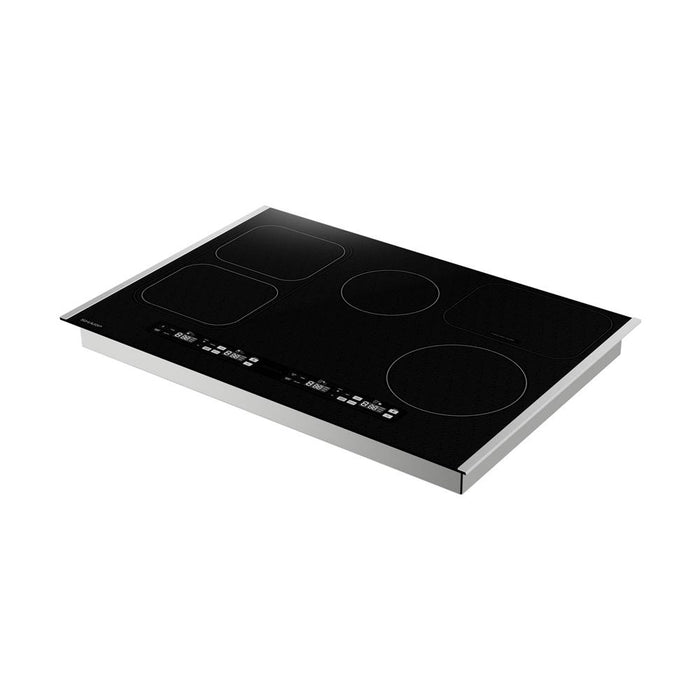 Sharp SCH3043GB 30" Induction Cooktop with Side Accessories + 3 Year Extended Warranty