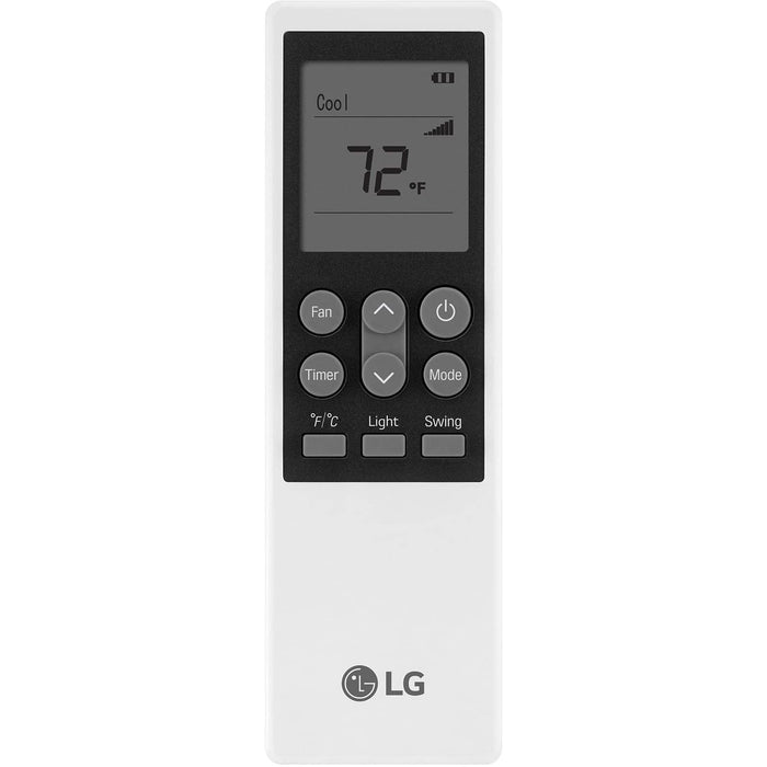 LG 10,000 BTU Portable 115V Air Conditioner, White (Refurbished)