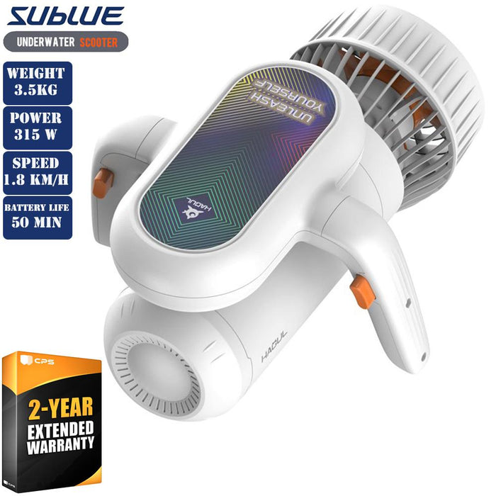Sublue Hagul EZ Portable Underwater Scooter + 2 Year CPS Protection Pack