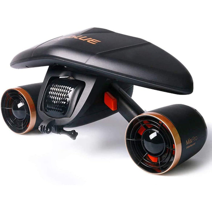 Sublue WhiteShark MixPro Underwater Scooter, Black Gold + 2 Year CPS Protection Pack