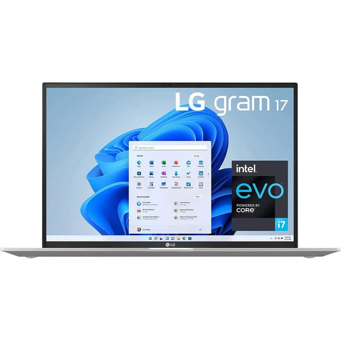 LG Gram 17-inch Laptop, Intel i7-1195G7, 1TB SSD Renewed with 2 Year Warranty