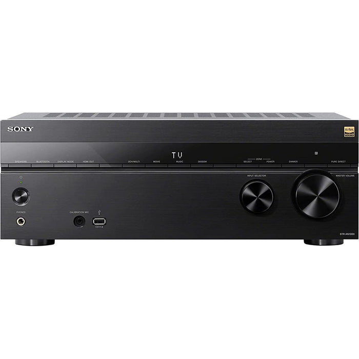 Sony STR-AN1000 7.2 ch Home Theater 8K A/V Receiver w/ Accessories + Warranty Bundle