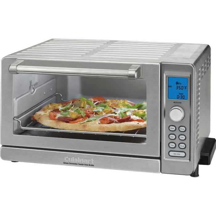 Cuisinart Deluxe Convection Toaster Oven Broiler, Stainless Steel - TOB-135N - Open Box
