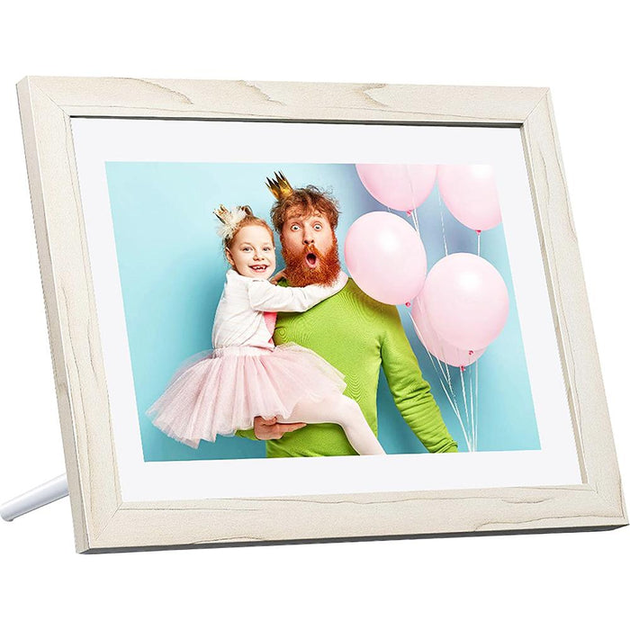 Dragon Touch Classic 10" Wi-Fi Digital Picture Frame in White - XKS0001-WT-US2, Open Box