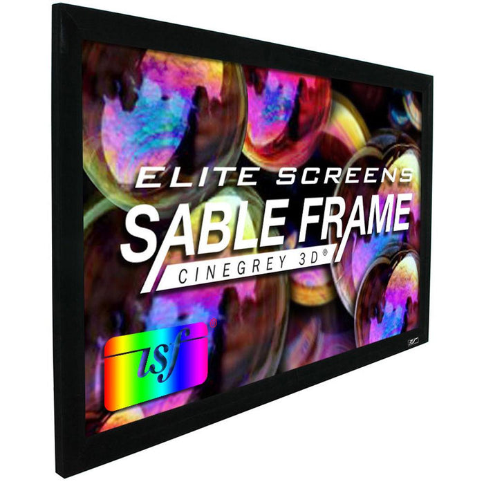 Elitescreens Sable Frame CineGrey 3D Projector Screen 100-inch Diagonal 16:9, 8K 4K Ready