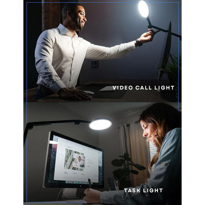 Lume Cube Edge LED Desk Light for Video Conferencing, Black (LC-EDGE) - Open Box