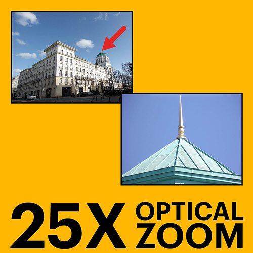 Kodak PIXPRO Astro Zoom 16MP Digital Camera 25x Optical Zoom 3" LCD - White (AZ252-WH)