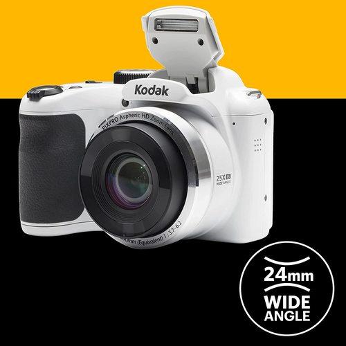 Kodak PIXPRO Astro Zoom 16MP Digital Camera 25x Optical Zoom 3" LCD - White (AZ252-WH)