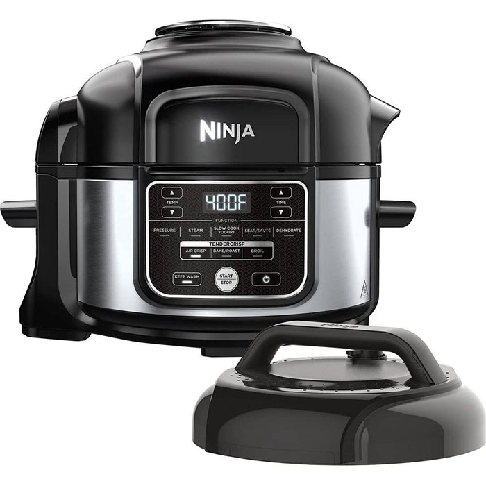 Ninja FD101 11-in-1 5qt Pressure Cooker and Air Fryer (Stainless Black) - Open Box
