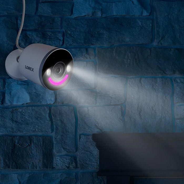 Lorex 4K Spotlight Indoor/Outdoor Wi-Fi 6 Security Camera with 64GB Memory Card