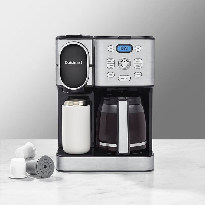Cuisinart SS-16 Coffee Center Combo, Stainless Steel with Coffee Bar Coffee Grinder