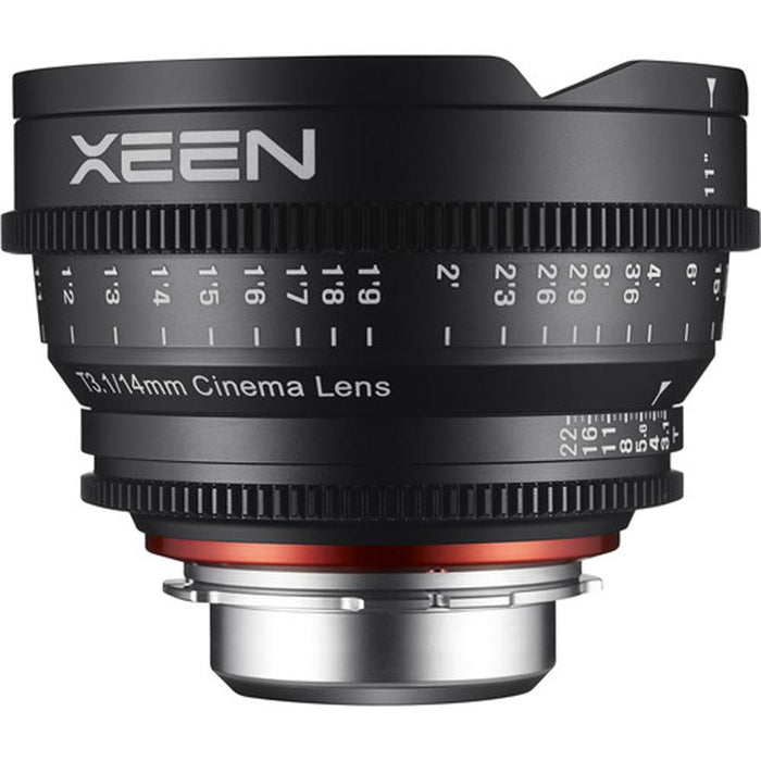 Rokinon XEEN 14mm T3.1 Professional Cine Lens for Canon EF Mount w/ 7 Year Warranty