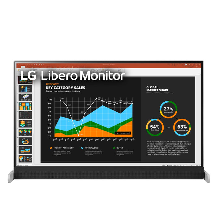 LG 27MQ70QC-S 27" QHD IPS HDR 10 Libero Monitor with Detachable Full HD Webcam