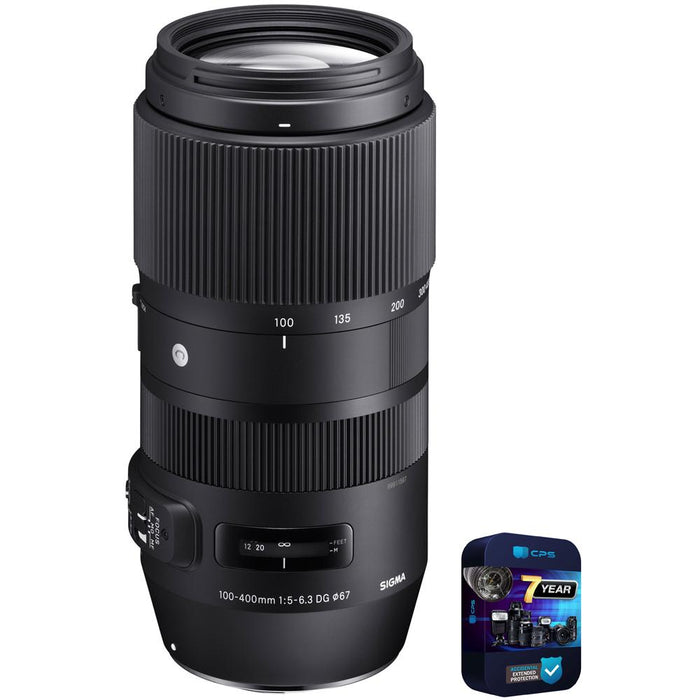 Sigma 100-400mm F5-6.3 DG OS HSM Telephoto Lens (Nikon) w/ 7 Year Warranty